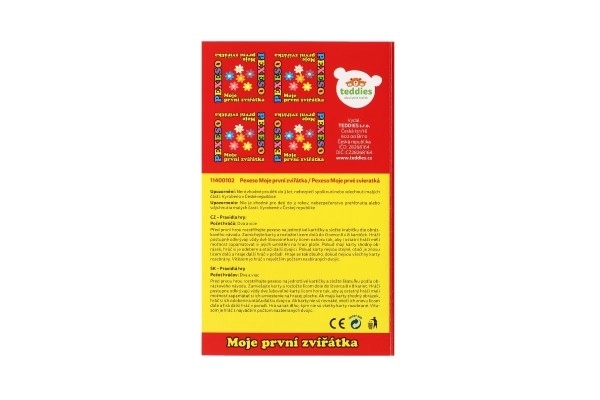 Pexeso papirnati Moje prve životinje MPZ društvena igra 27x23cm
