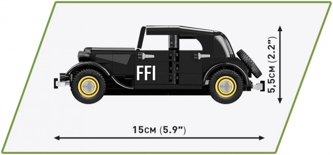 COBI 2266 1938 Citroën Tažna 11CV, 1:35, 236 k, 1 f