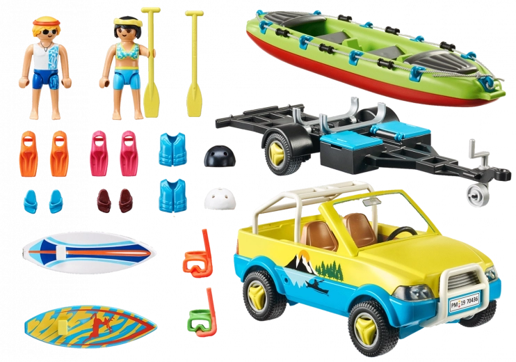 Automobil i prikolica spremni za svaku plažnu avanturu