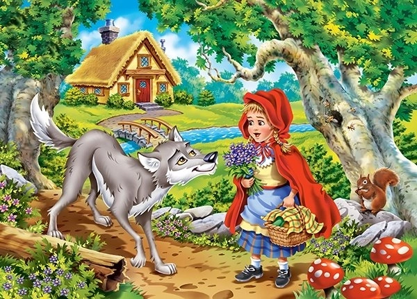 Puzzle Crvenkapica s 60 dijelova