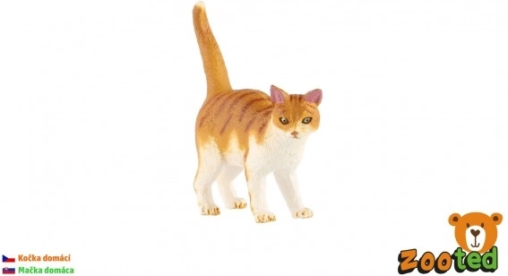 Plastična figurica domaće mačke 6 cm