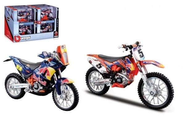 Bburago Red Bull Factory KTM Racing motocikl 1:18, razni tipovi