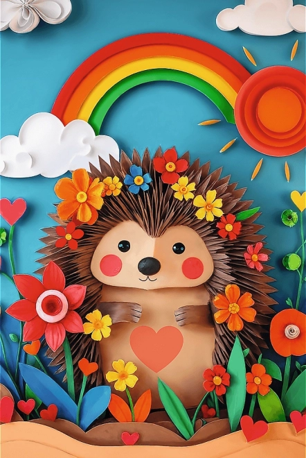 TREFL Puzzle Paper Art: Mali ježić 160 dijelova