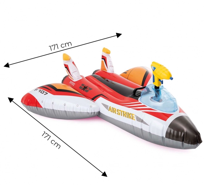 Nafukavion s vodnim topom, crveni INTEX 57536