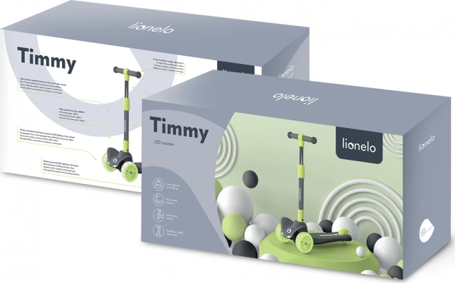 Dječji romobil Lionelo Timmy zeleni