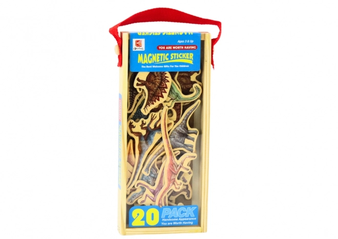 Drvene magnete Dinosauri set 20 komada šareni