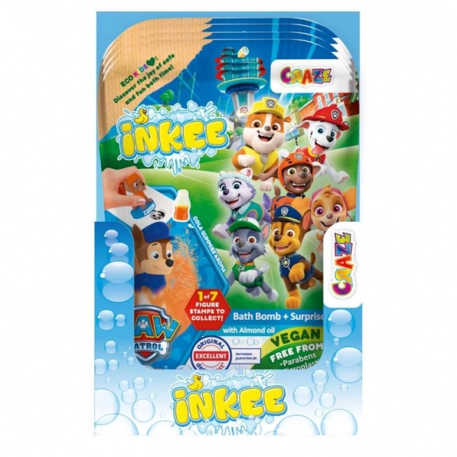 INKEE - Šumeća bomba za kadu s iznenađenjem - Paw Patrol