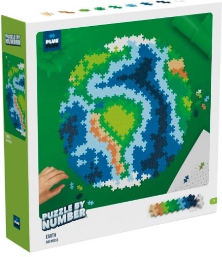 Plus-Plus Puzzle prema brojevima – Zemlja, 800 dijelova