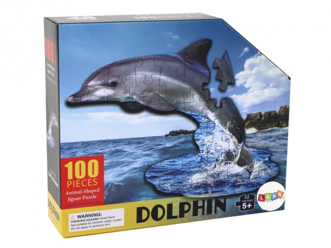 Puzzle od 100 dijelova s motivom dupina i morskih životinja