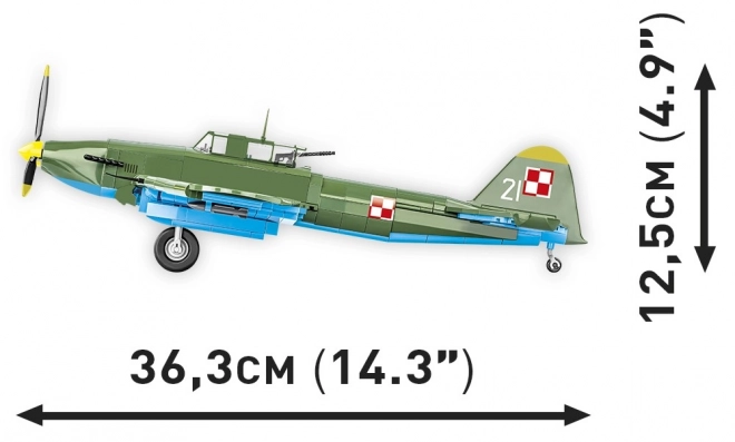 Povijesna kolekcija WWI IL-2M3 Shturmovik 625 kockica