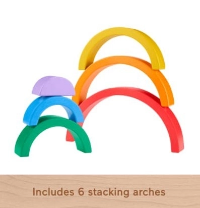 Drvena sklopiva duga Fisher-Price za djecu