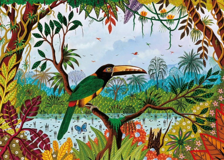 Puzzle Šareni Arasari 1500 dijelova