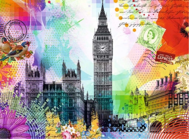 Puzzle Razglednica iz Londona 500 dijelova