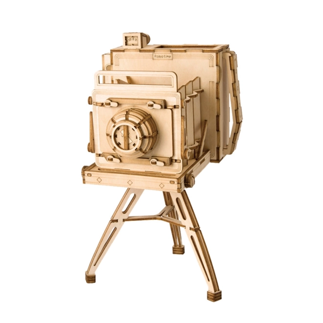 Drvene 3D puzzle Povijesni fotoaparat