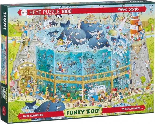 HEYE Puzzle Luda ZOO: Izložba Ocean 1000 dijelova