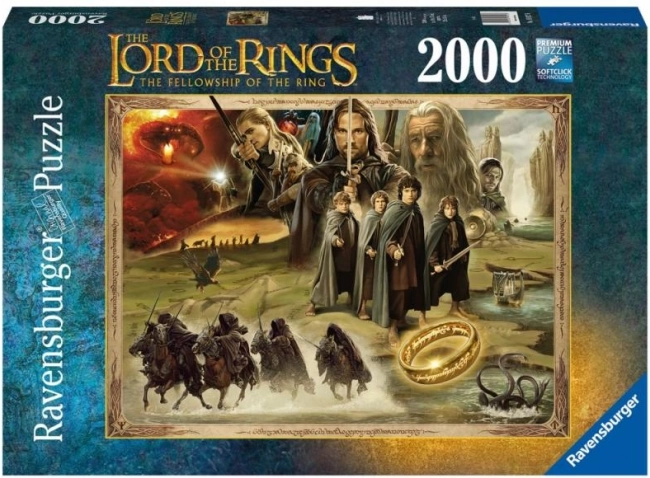 Slagalica 2000 dijelova Gospodar prstenova RAVENSBURGER