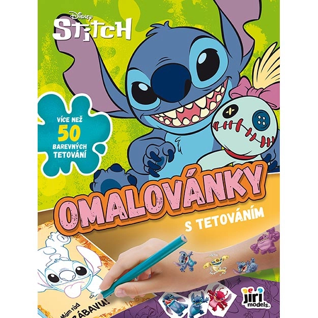 Bojanka s tetovažama Lilo & Stitch