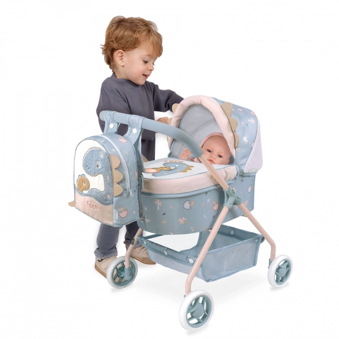 DeCuevas 86080 Moja prva kolica za lutke s ruksakom COCO 2024 - 56 cm