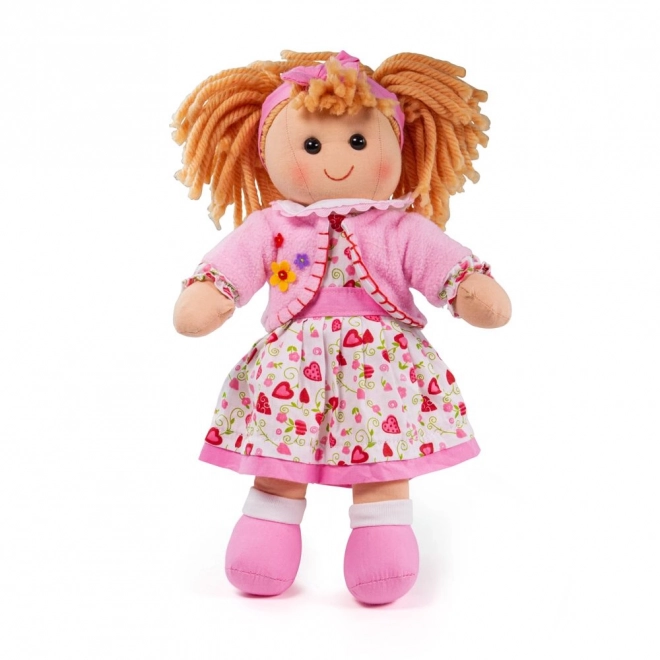 Bigjigs Toys Krpena lutka Kelly 34 cm