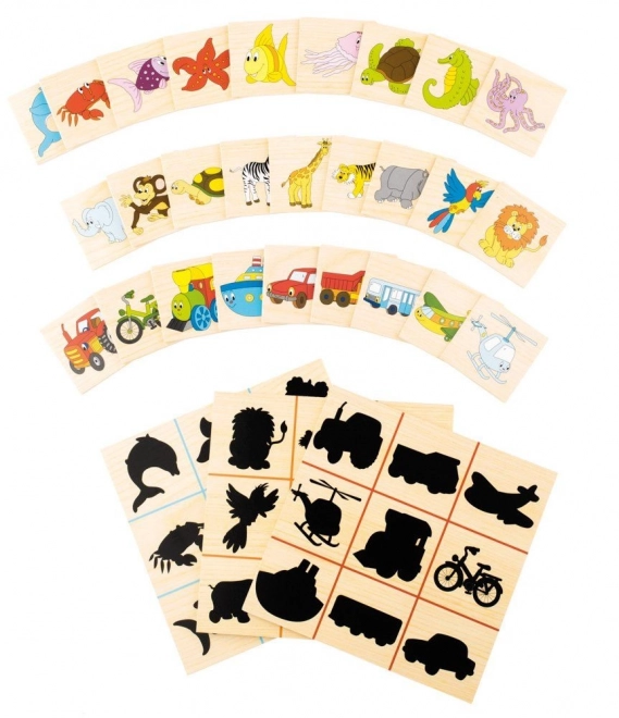 Sklop puzzle pronađi sjenu