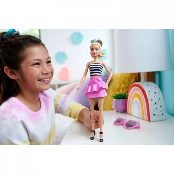 Barbie Fashionistas lutka u prugastom topu