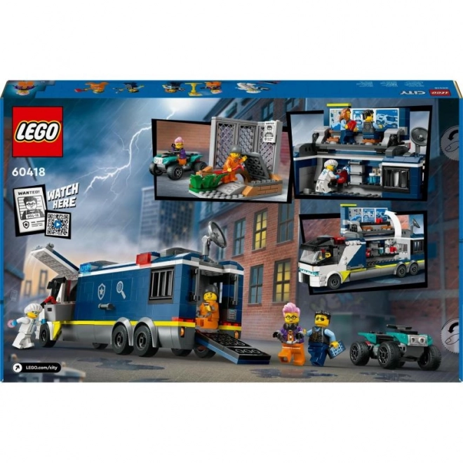 LEGO® City 60418 Mobilna kriminalistička laboratorija policajaca