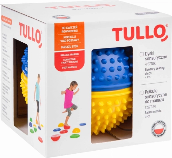 Senzoričke polukugle 2 kom žuto‑plave