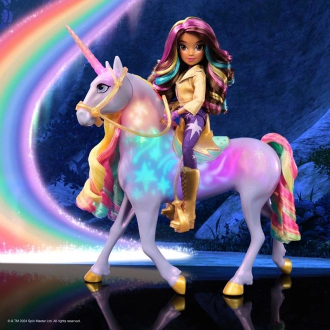 UNICORN AKADEMIJA SVJETLEĆI JEDNOROG WILDSTAR S LUTKOM SOPHIA 24cm
