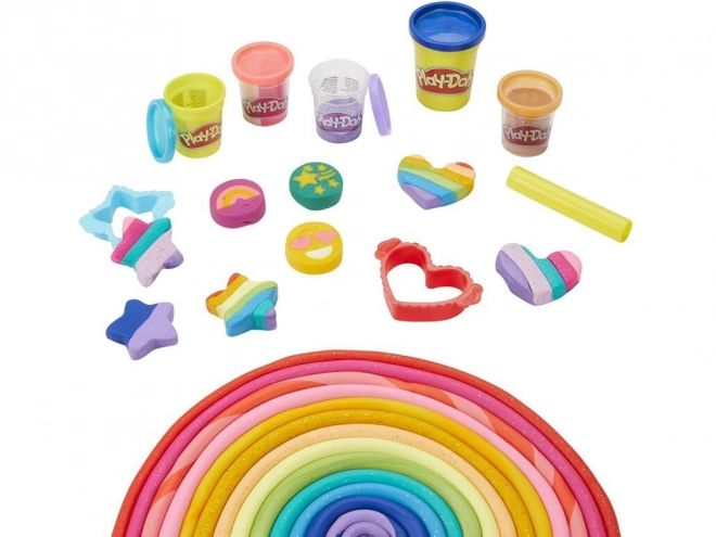 Play-Doh set sjajnih modelina Hasbro s 21 bojom i kalupima