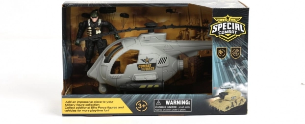 Vojni helikopter s figuricom i dodacima