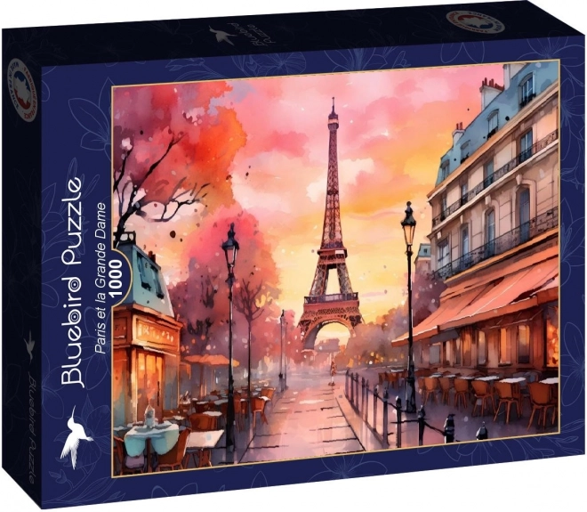 Puzzle Pariž et la Grande Dame 1000 dijelova