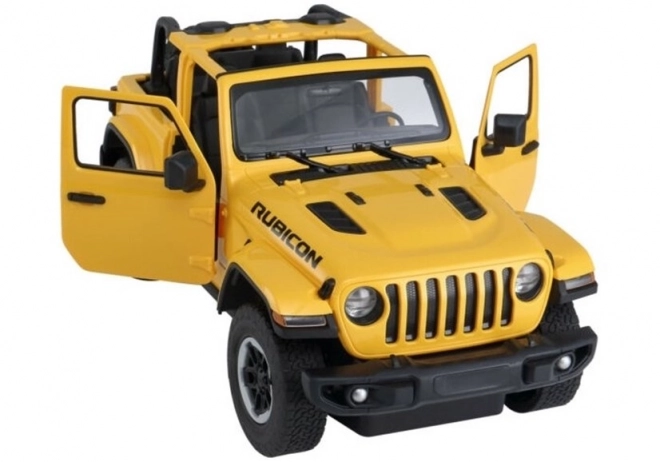Auto R/C Jeep Wrangler Rubicon 1:14 Rastar – Žuti