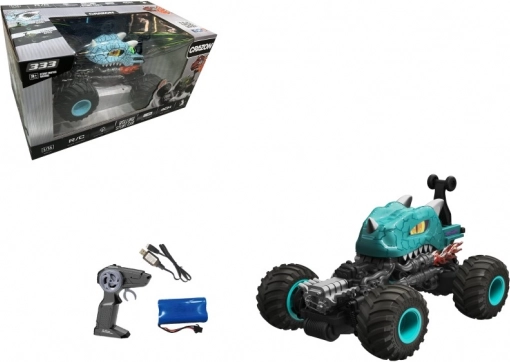 RC kaskaderski auto plava transformacija
