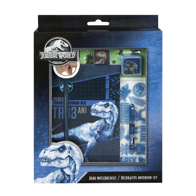 Kreativni set bilježnica s motivom JURASSIC WORLD