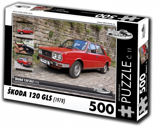 Puzzle RETRO-AUTA Škoda 120 GLS 1978 – 500 dijelova