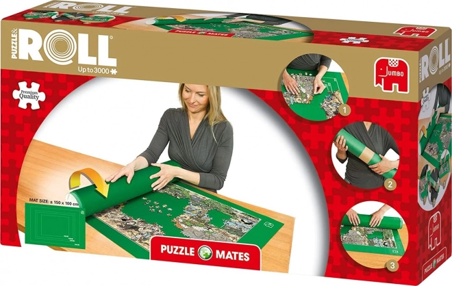 Rolatna podloga za puzzle JUMBO 1500–3000 dijelova 150 × 100 cm