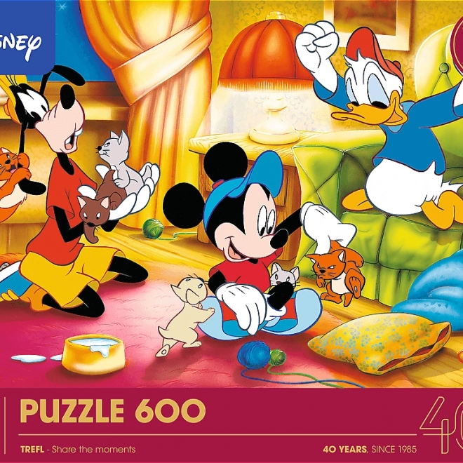 Trefl Puzzle Disney: Mickey Mouse i prijatelji 600 dijelova