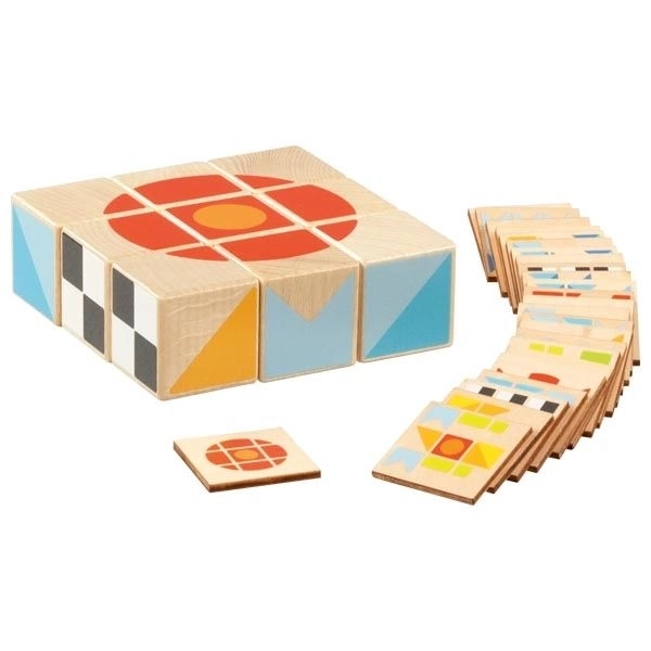 Velike kockaste puzzle Kubus blokovi