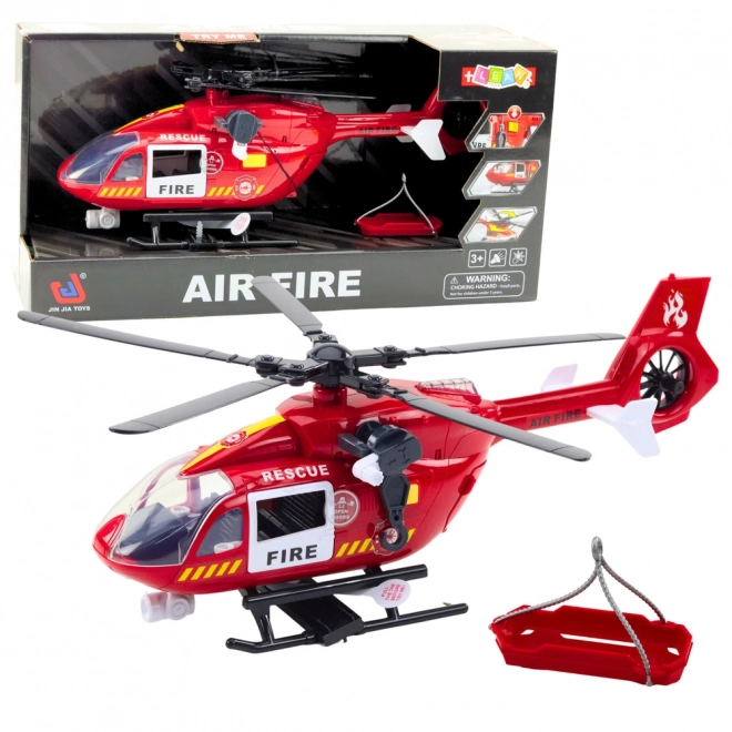 Vatrogasni helikopter sa svjetlima i zvukovima 1:12