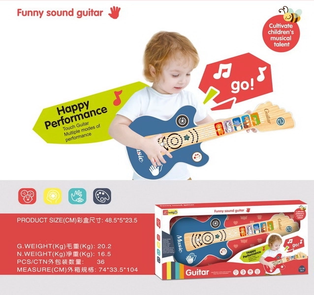 Gitara za djecu s funkcijom svjetla