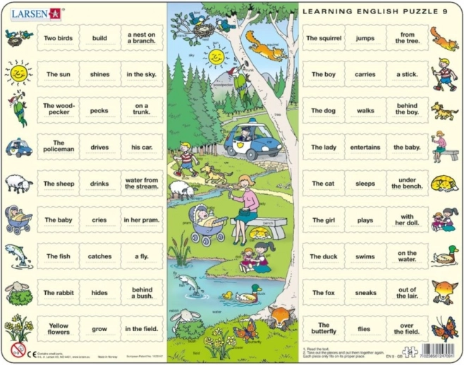 Larsen puzzle Engleski: U šumi 54 dijela