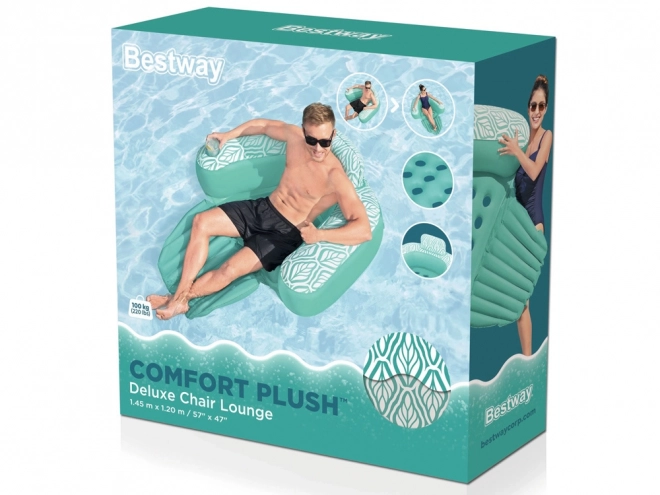 Luksuzna Bestway Deluxe Comfort napuhavajuća stolica za vodu