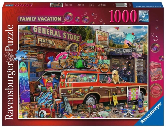 Puzzle 2D 1000 dijelova Obiteljski odmor