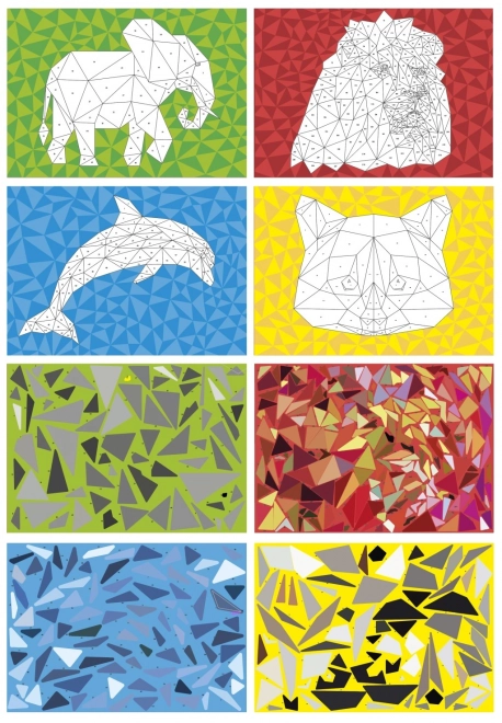 Puzzle s naljepnicama prema brojevima A4