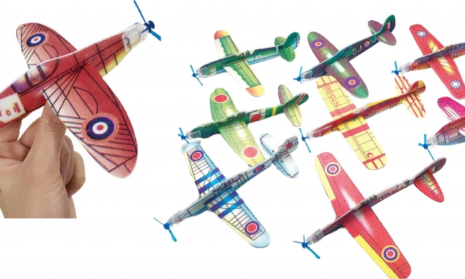 Bacaći avioni – set od 2 kom, 17 × 17 × 3,5 cm