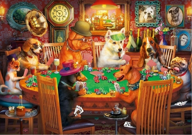 ART PUZZLE Puzzle Psi igrači kartama 500 dijelova