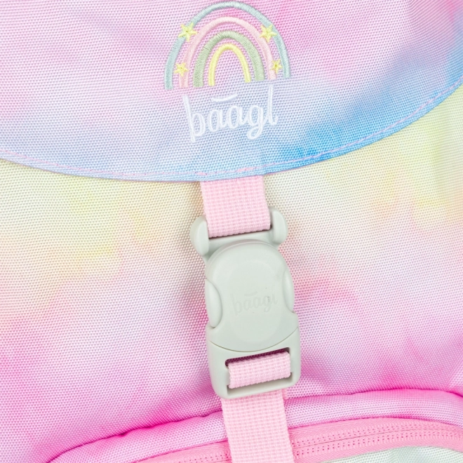 BAAGL Školski ruksak Airy Rainbow Unicorn