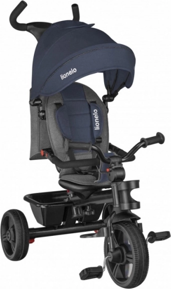 Dječja tricikla LIONELO Haari Jeans 5u1 s okretnim sjedalom i krovićem