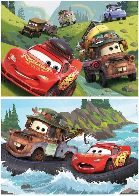 Drvene puzzle Automobili od EDUCA 2x25 dijelova