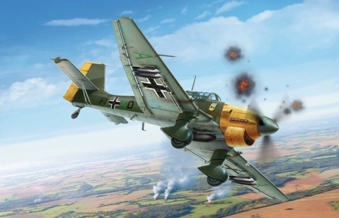 Model zrakoplova Junkers JU-87 B Stuka Bitka za Britaniju